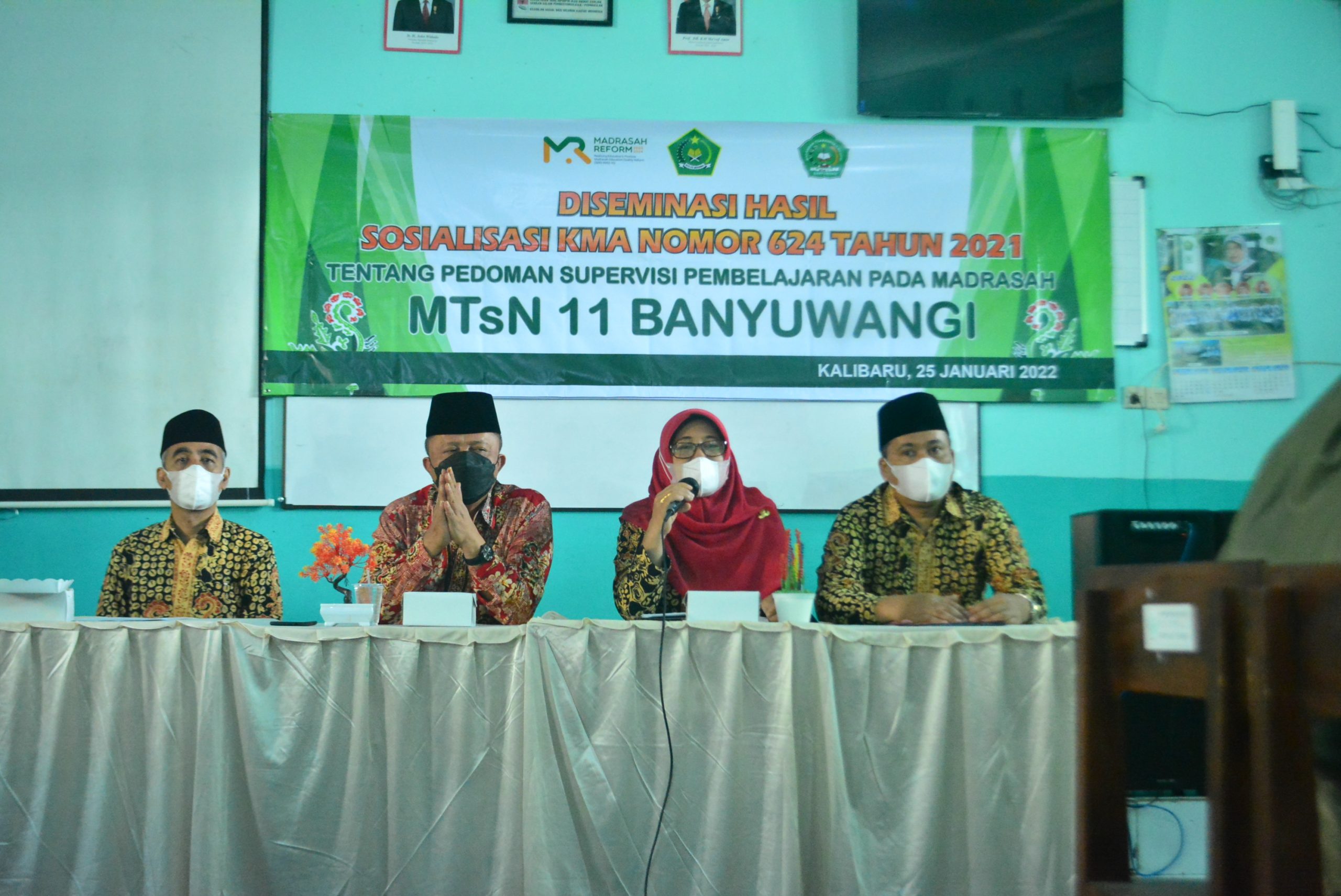 DISEMINASI HASIL SOSIALISASI KMA NOMOR 624 TAHUN 2021